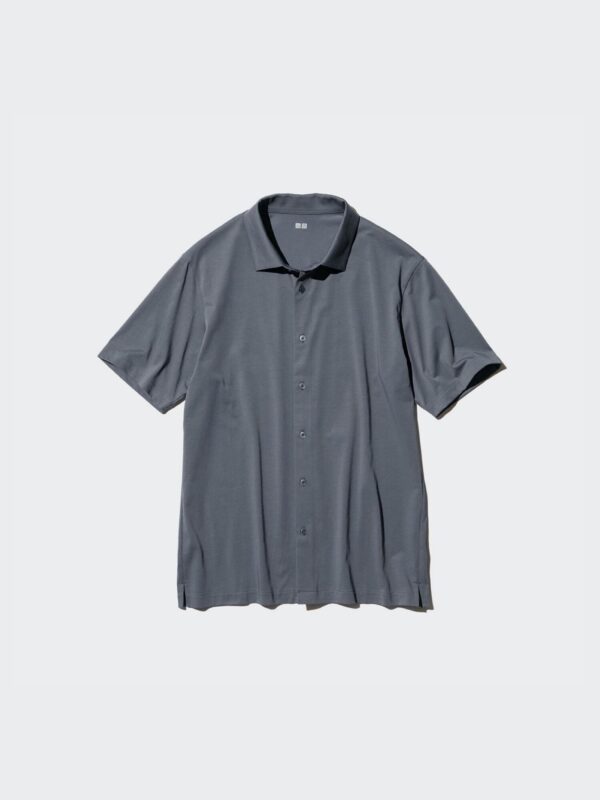 Polo Cardigan Short Sleeve Shirt Collar T Commuting