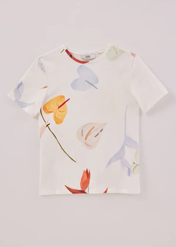 Men's Cotton Jersey Tee in Precious Treasures