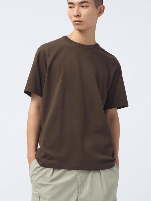 Master T Right Shoulder Round Neck T-shirt Short Sleeve Cotton Casual and Versatile